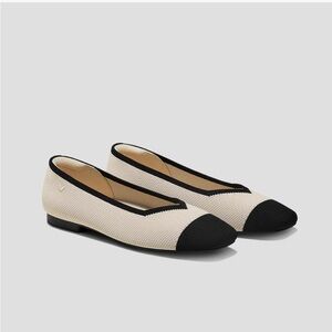 VIVAIA Margot 2.0 Square v-cut black/beige Sz 6.5W